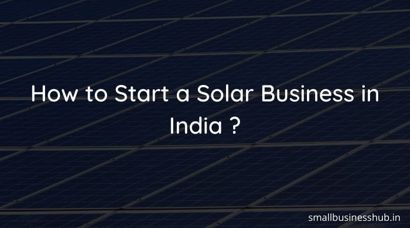 solar business