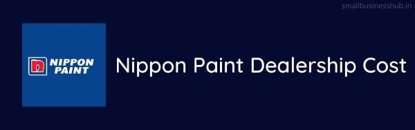nippon paint dealership cost