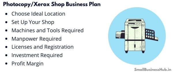 business plan for xerox shop